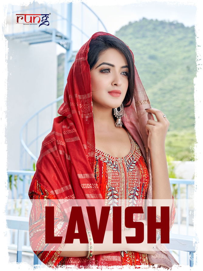 Lavish By Rung Rayon Readymade Suits Catalog